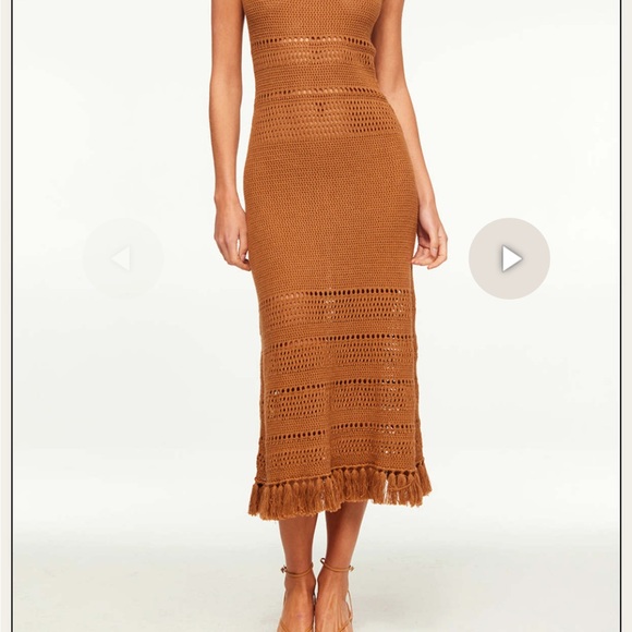 Misa Los Angeles Dresses & Skirts - Misa Amanda dress in Canyon brown
